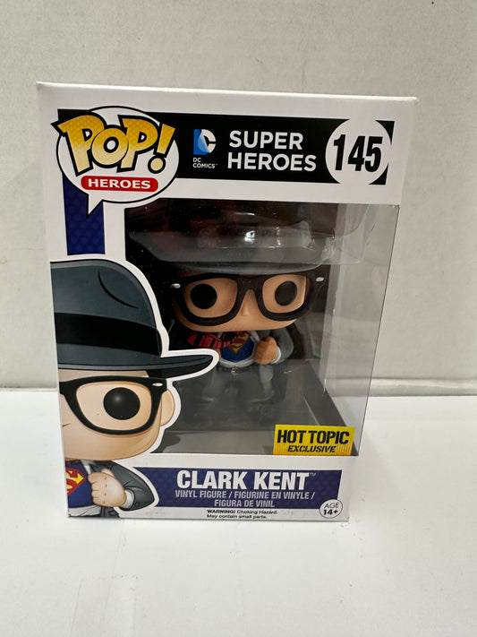 Funko Pop #145 DC Comics Super Heroes Clark Kent