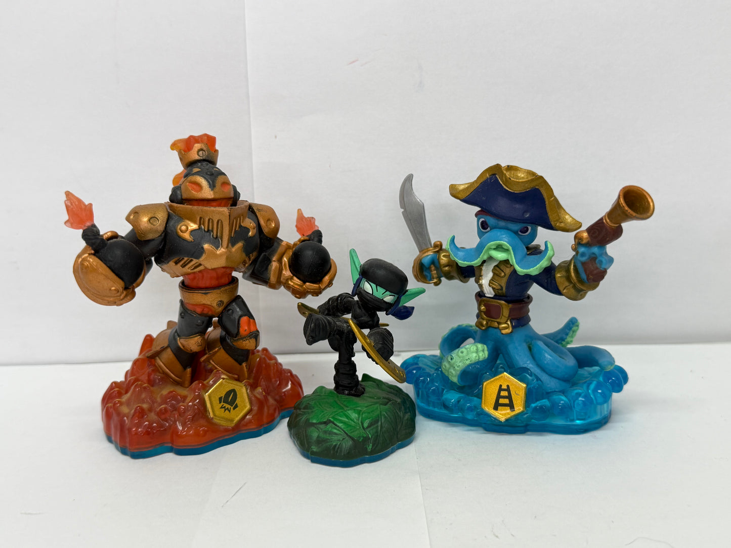 Skylanders Swap Force lot of 3 - Blast Zone, Wash Buckler, Ninja Stealth Elf -#2