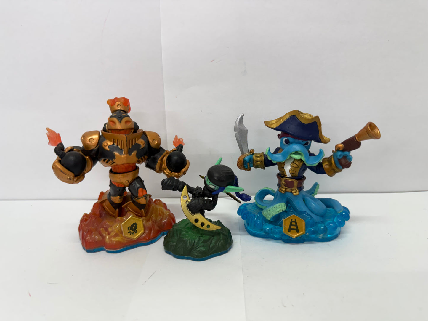 Skylanders Swap Force lot of 3 - Blast Zone, Wash Buckler, Ninja Stealth Elf -#4