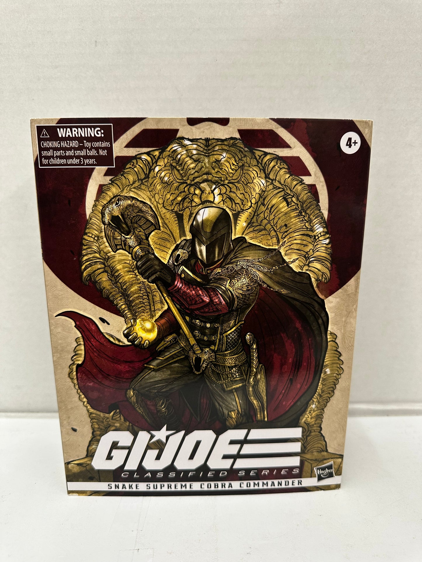 G.I GI Joe Classified Series Snake Supreme Cobra Commander 6" Action Figure Toy