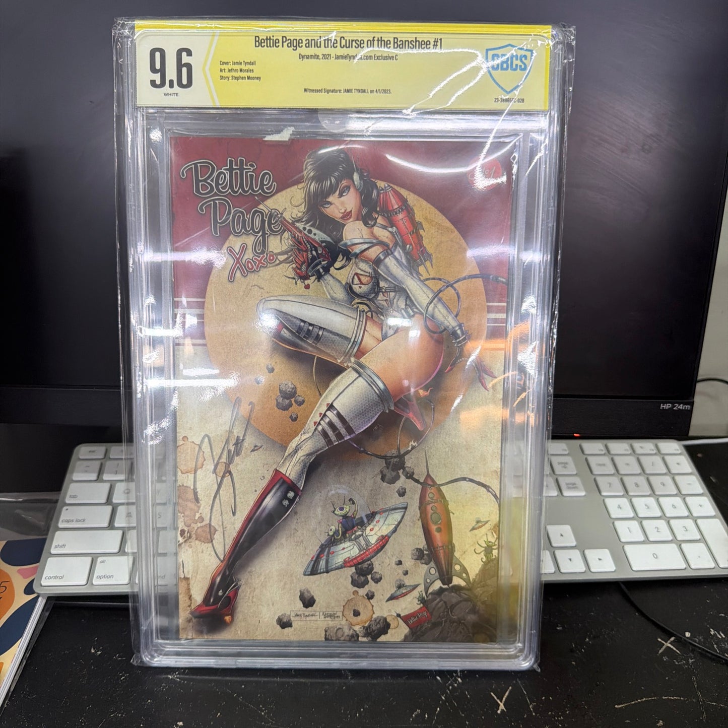 Bettie Page And The Curse Of The Banshee #1 Jamie Tyndall CBCS 9.6