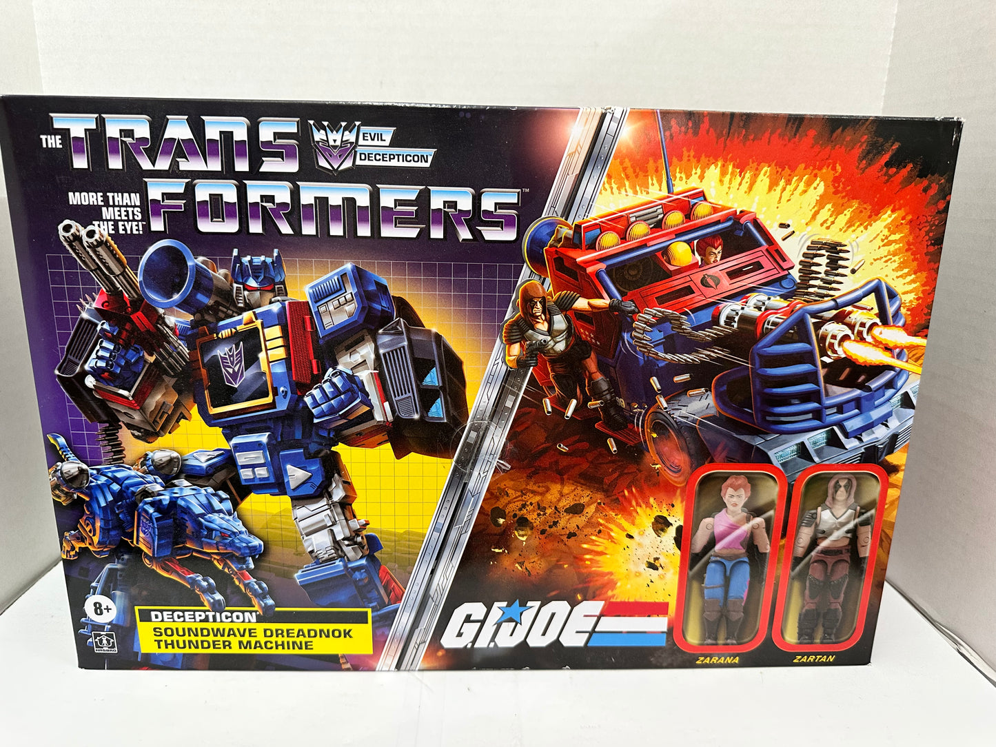 G.I. Joe Transformers Soundwave Dreadnok Crossover Zartan & Zarana 3.75" Figures