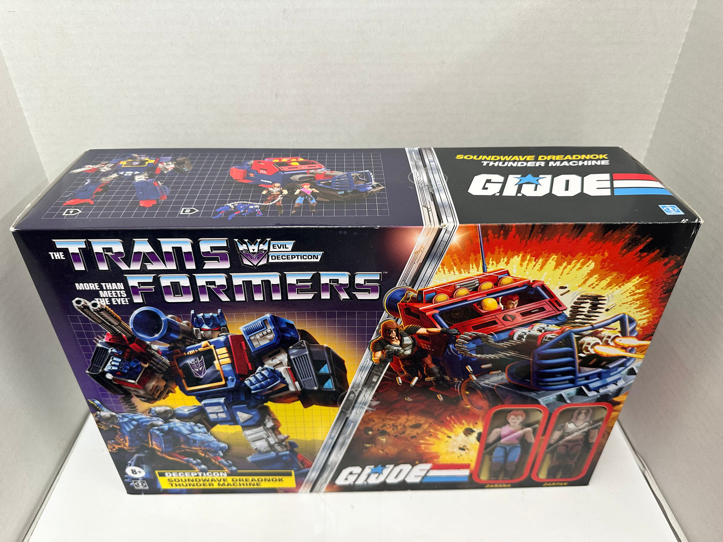 G.I. Joe Transformers Soundwave Dreadnok Crossover Zartan & Zarana 3.75" Figures