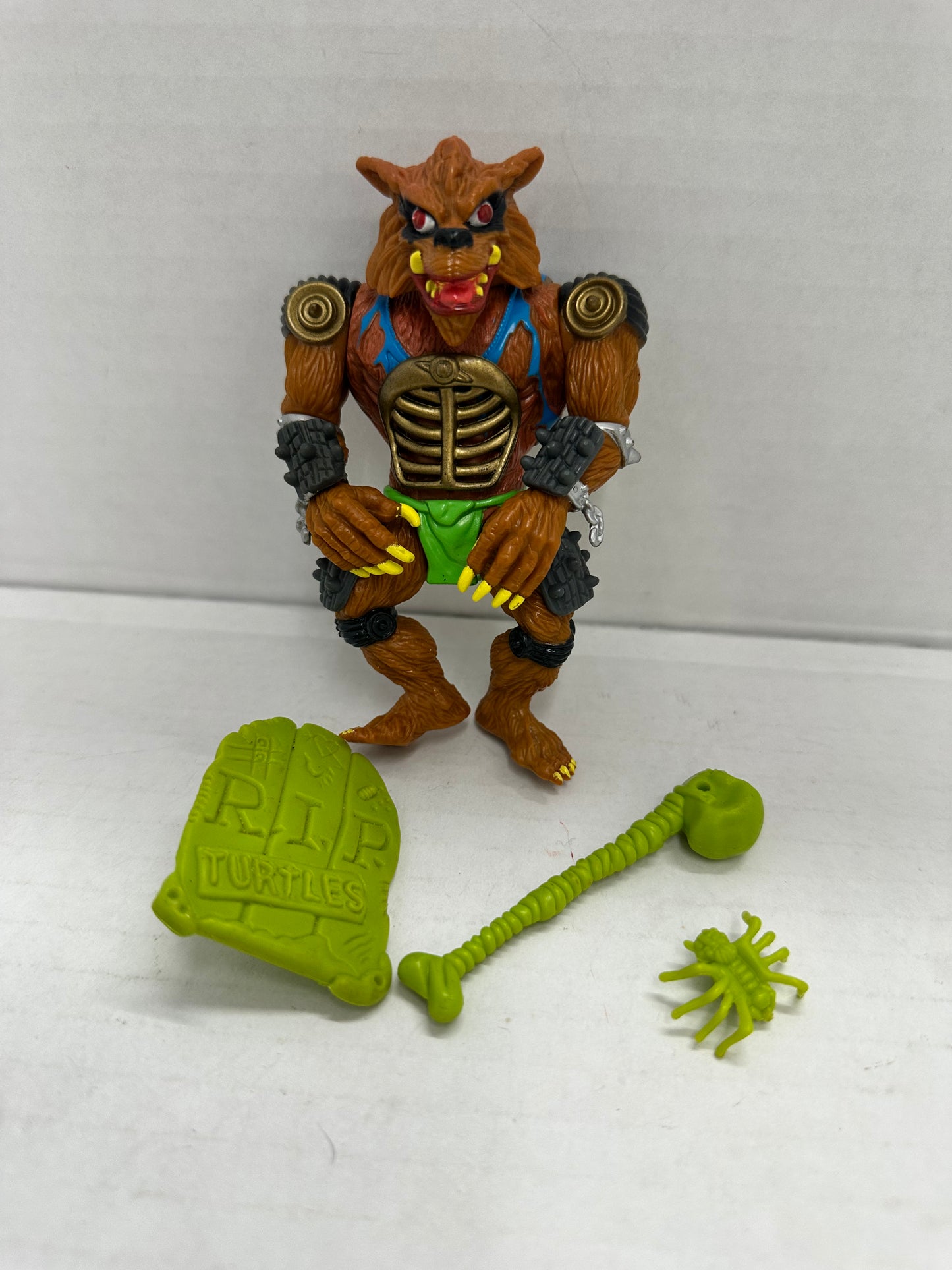 Vintage 1991 TMNT Rahzar Action Figure Teenage MutantNinja Turtles Near Complete #2