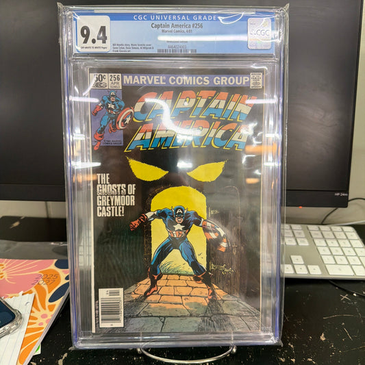 Captain America #256 CGC 9.4 "Marvel Comics" 1981