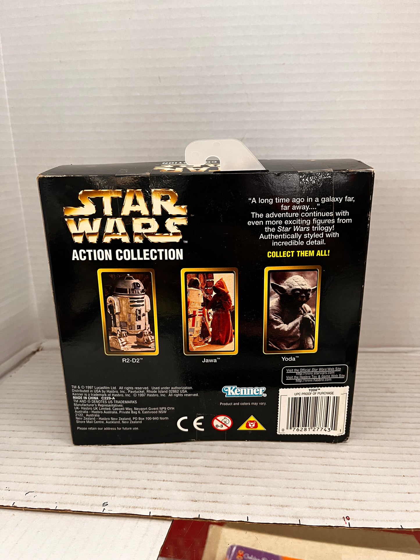Star Wars Action Collection Yoda Figure Fully Poseable 1997 Kenner