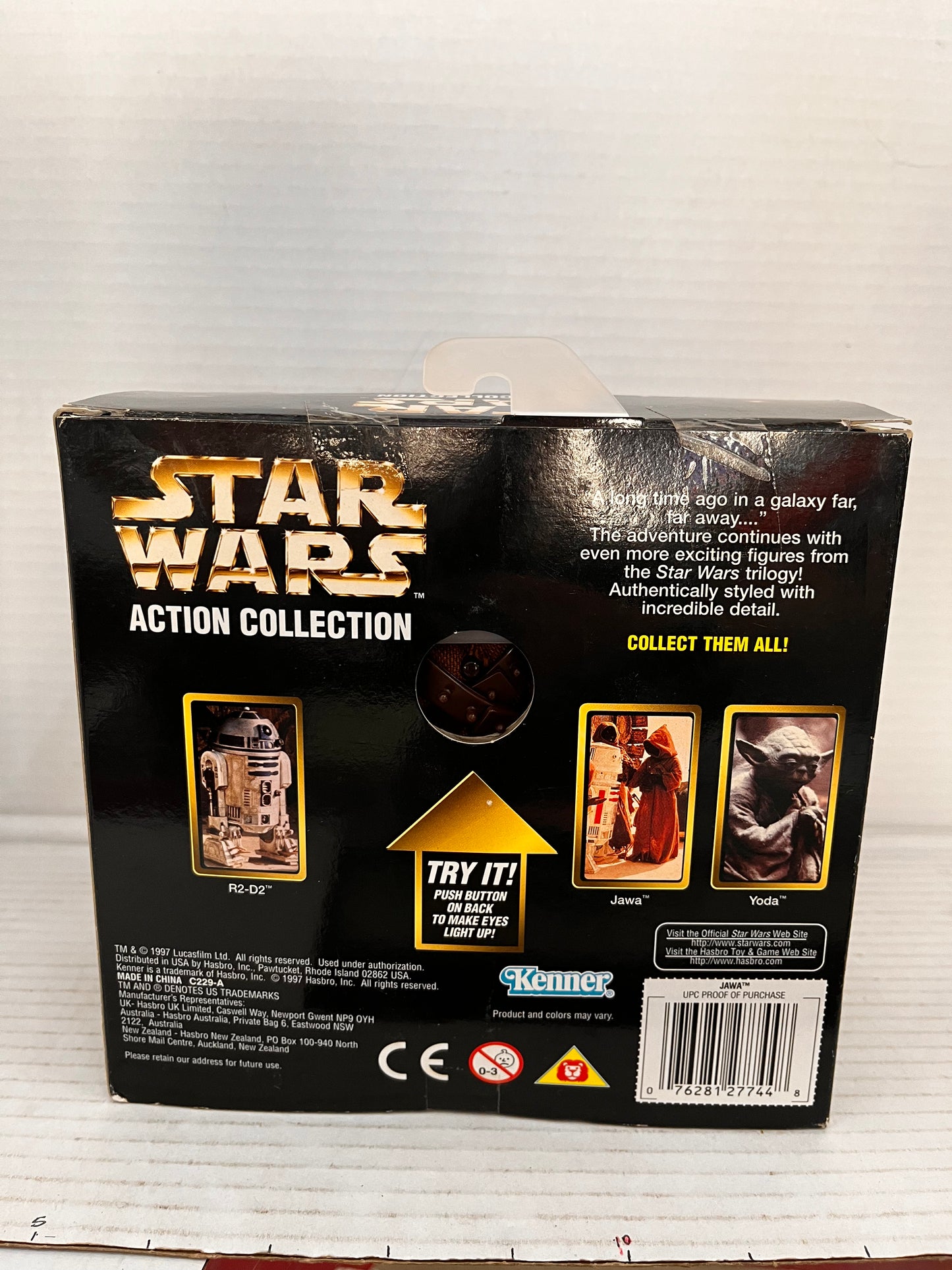 Star Wars Action Collection Yoda Figure Fully Poseable 1997 Kenner