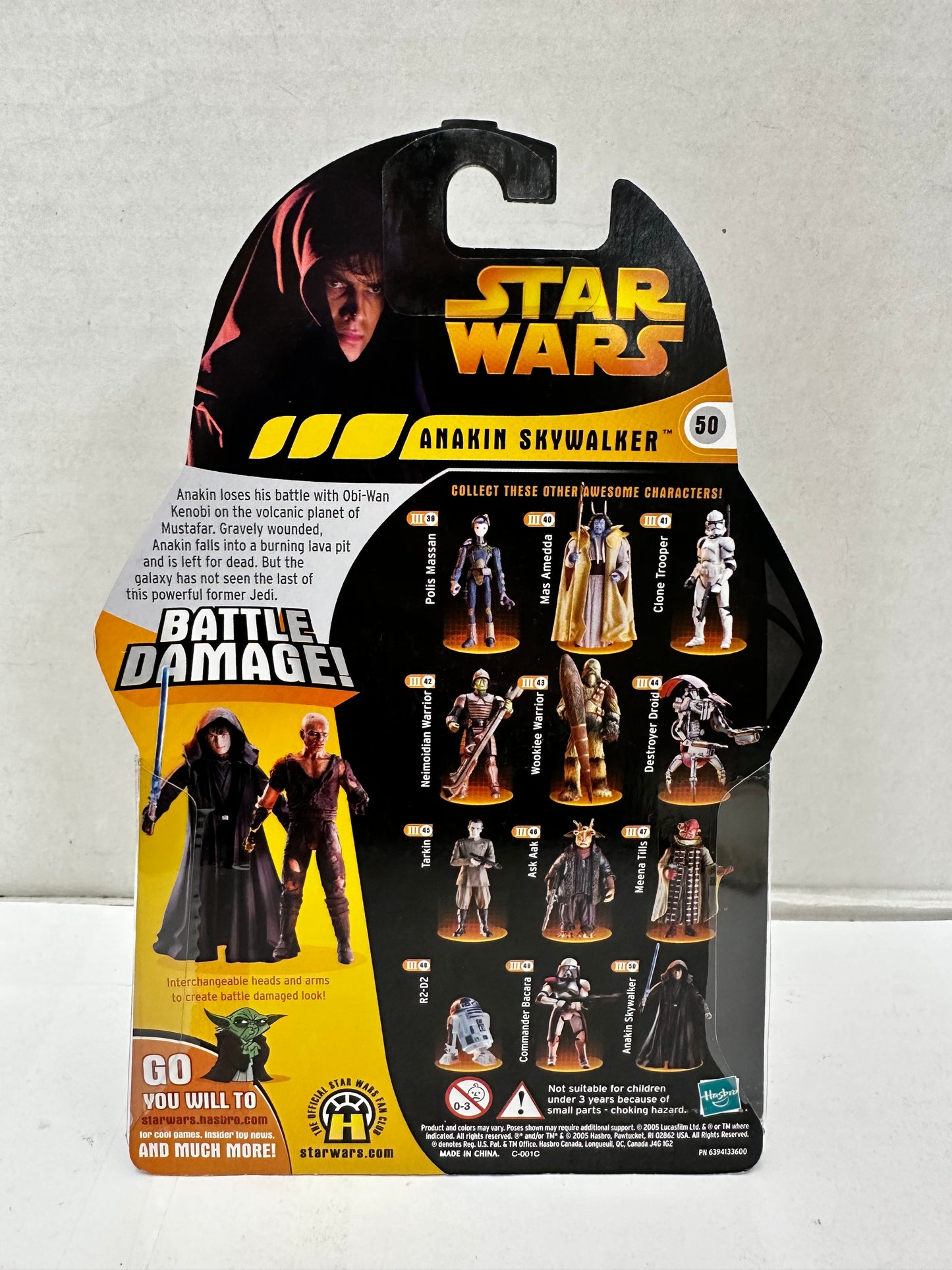 Anakin Skywalker Battle Damage #50 Revenge of the Sith Sealed Two Figure Set