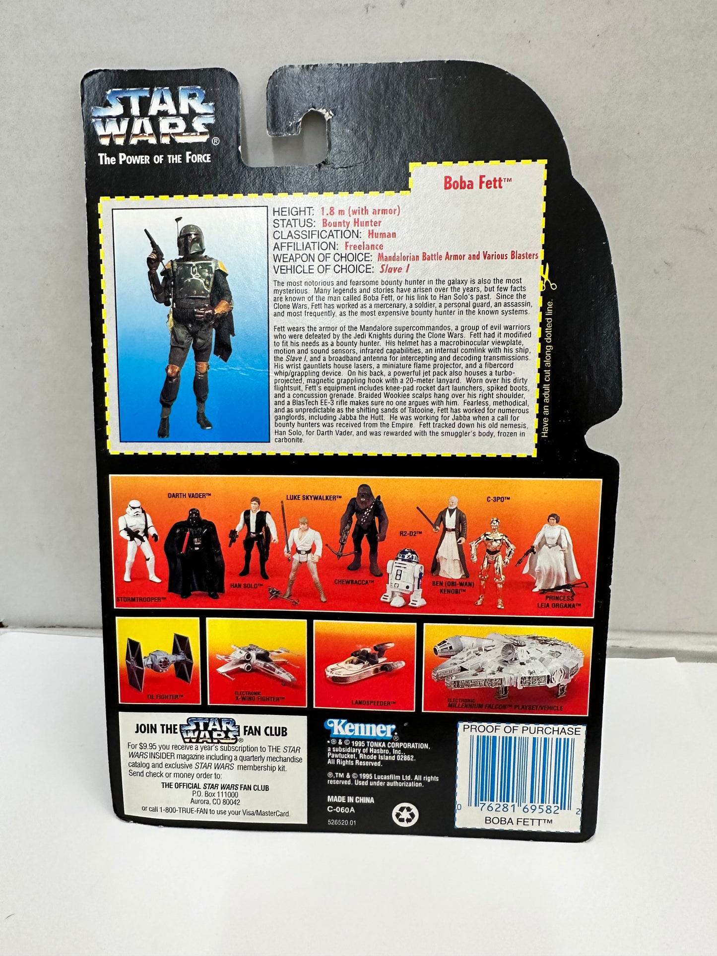 Star Wars The Power of the Force: Boba Fett Action Figure