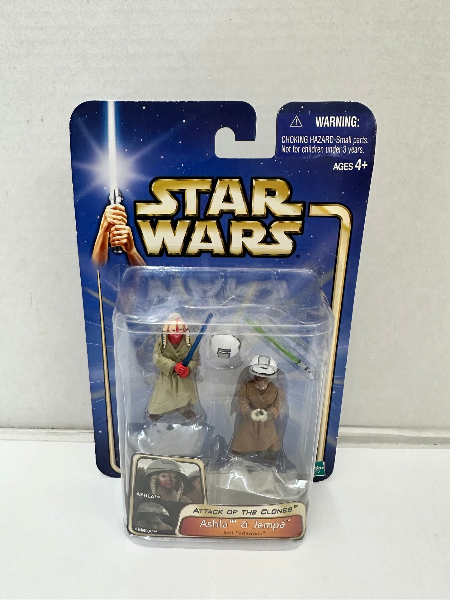 Star Wars Figure Ashla & Jempa Jedi Padawans 2002 NEW Hasbro