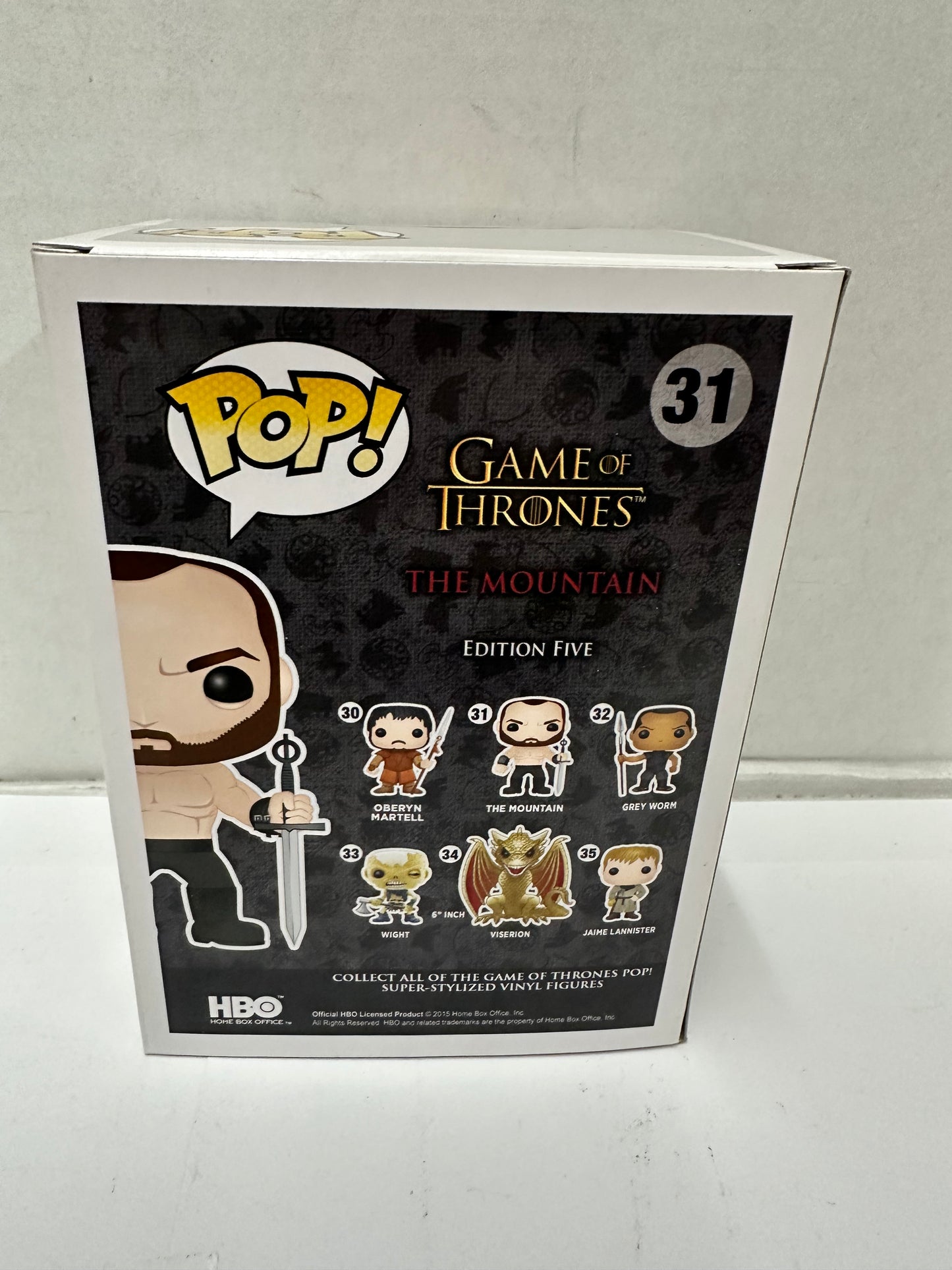 Funko Pop! Vinyl: Game of Thrones - The Mountain #31