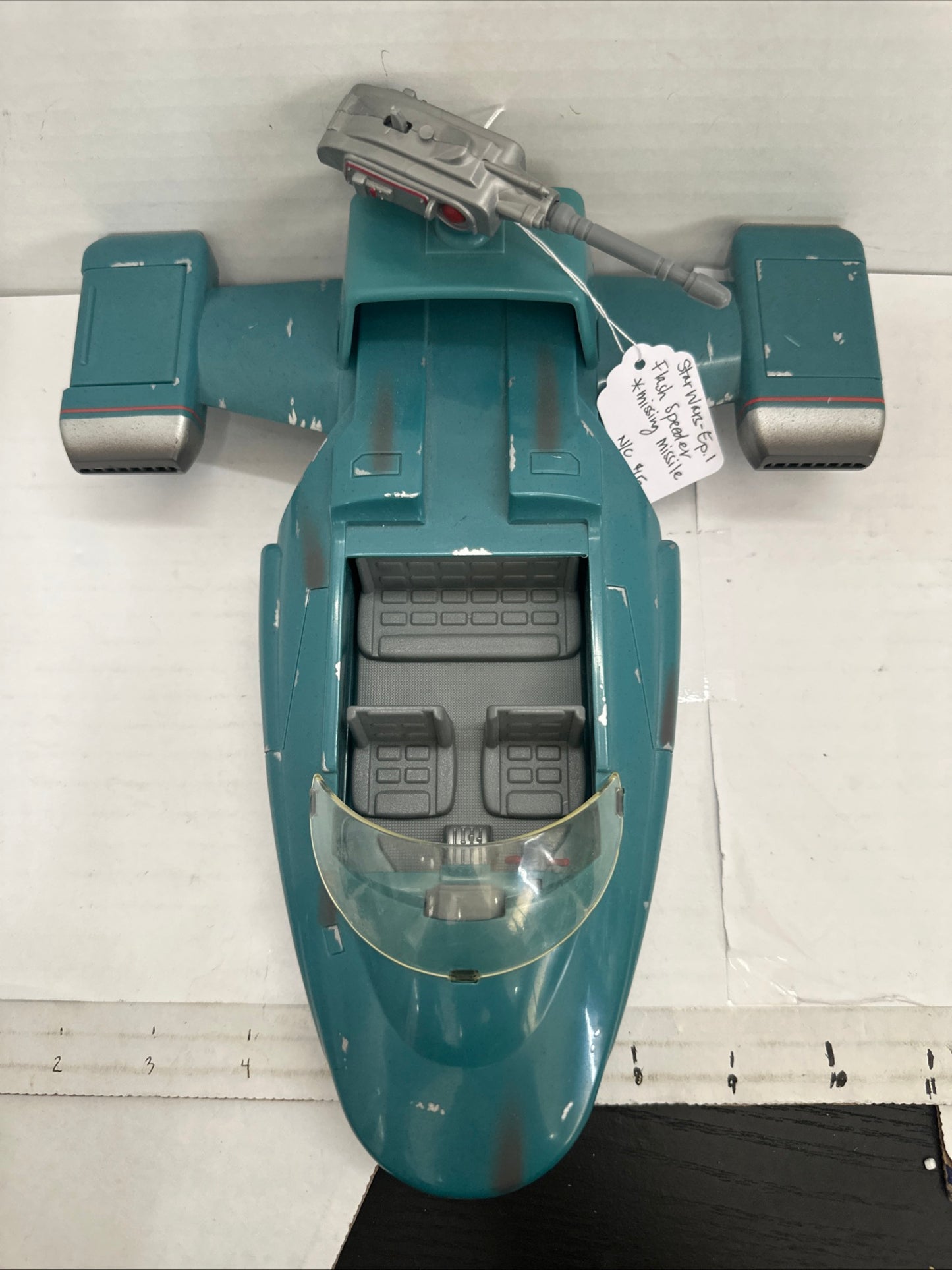 Vintage Complete Star Wars Episode  Naboo Flash Speeder 1999 Hasbro