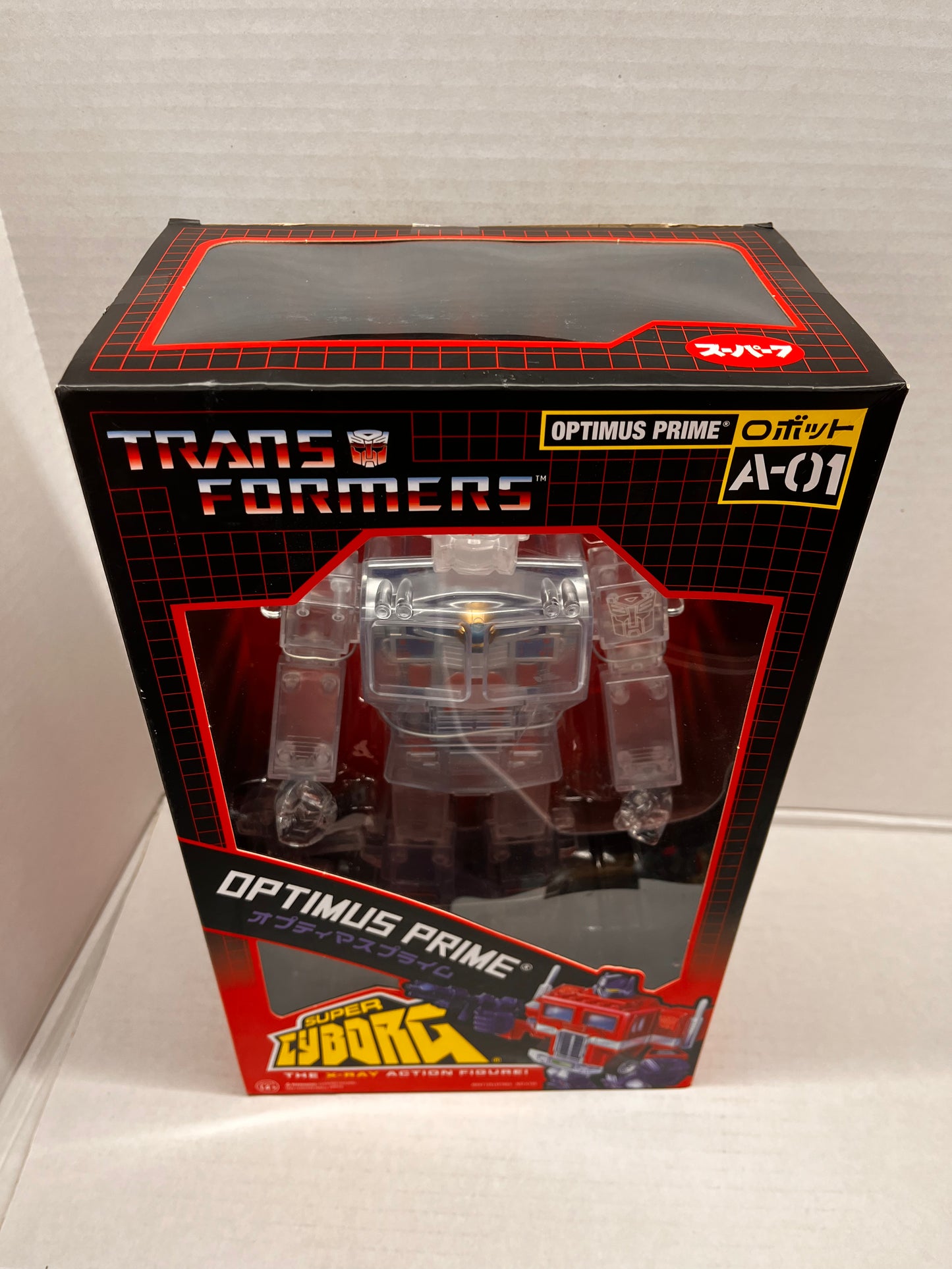 Transformers Super Cyborg CLEAR Optimus Prime X-Ray A-01 Super 7