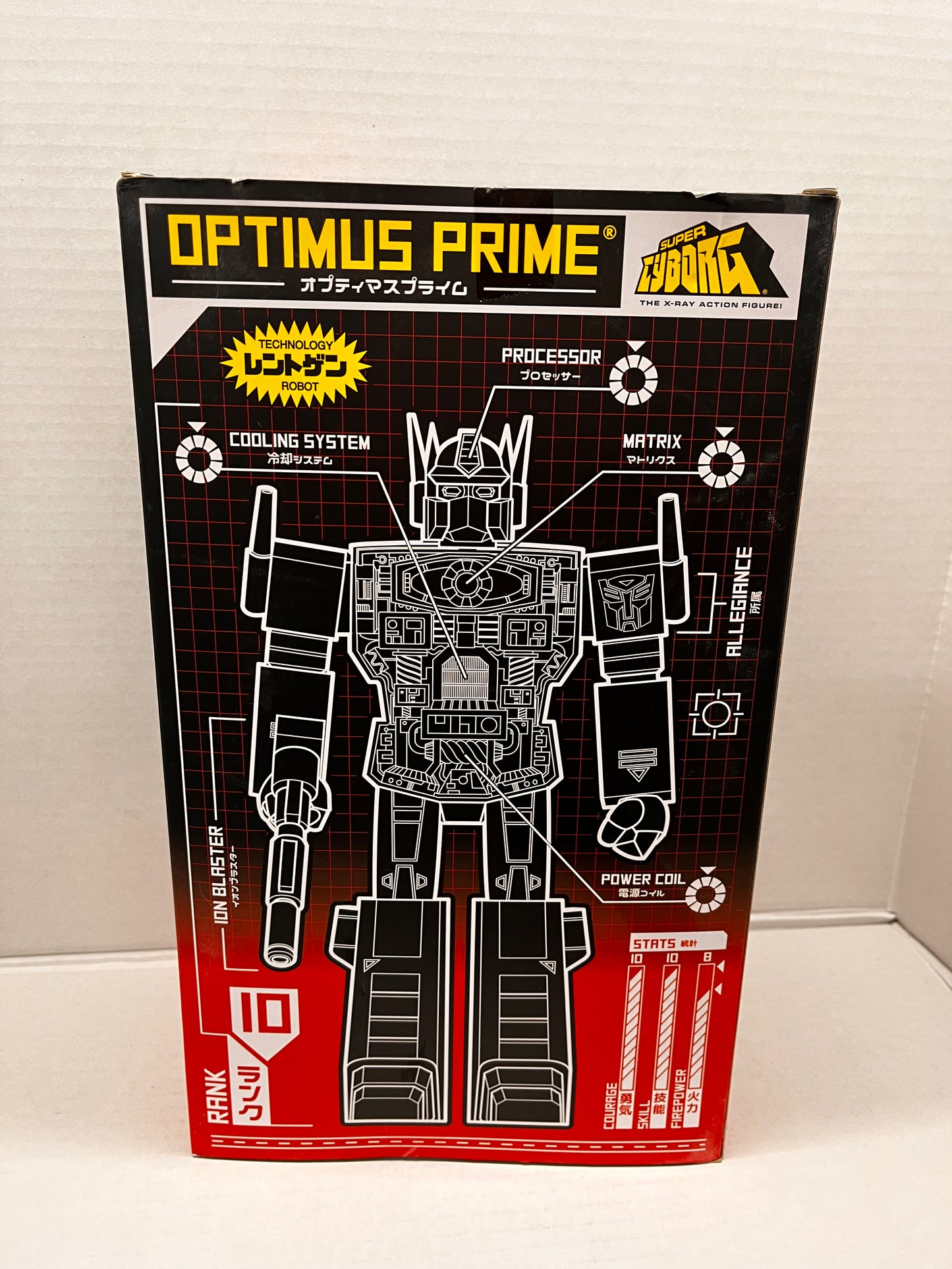 Transformers Super Cyborg CLEAR Optimus Prime X-Ray A-01 Super 7