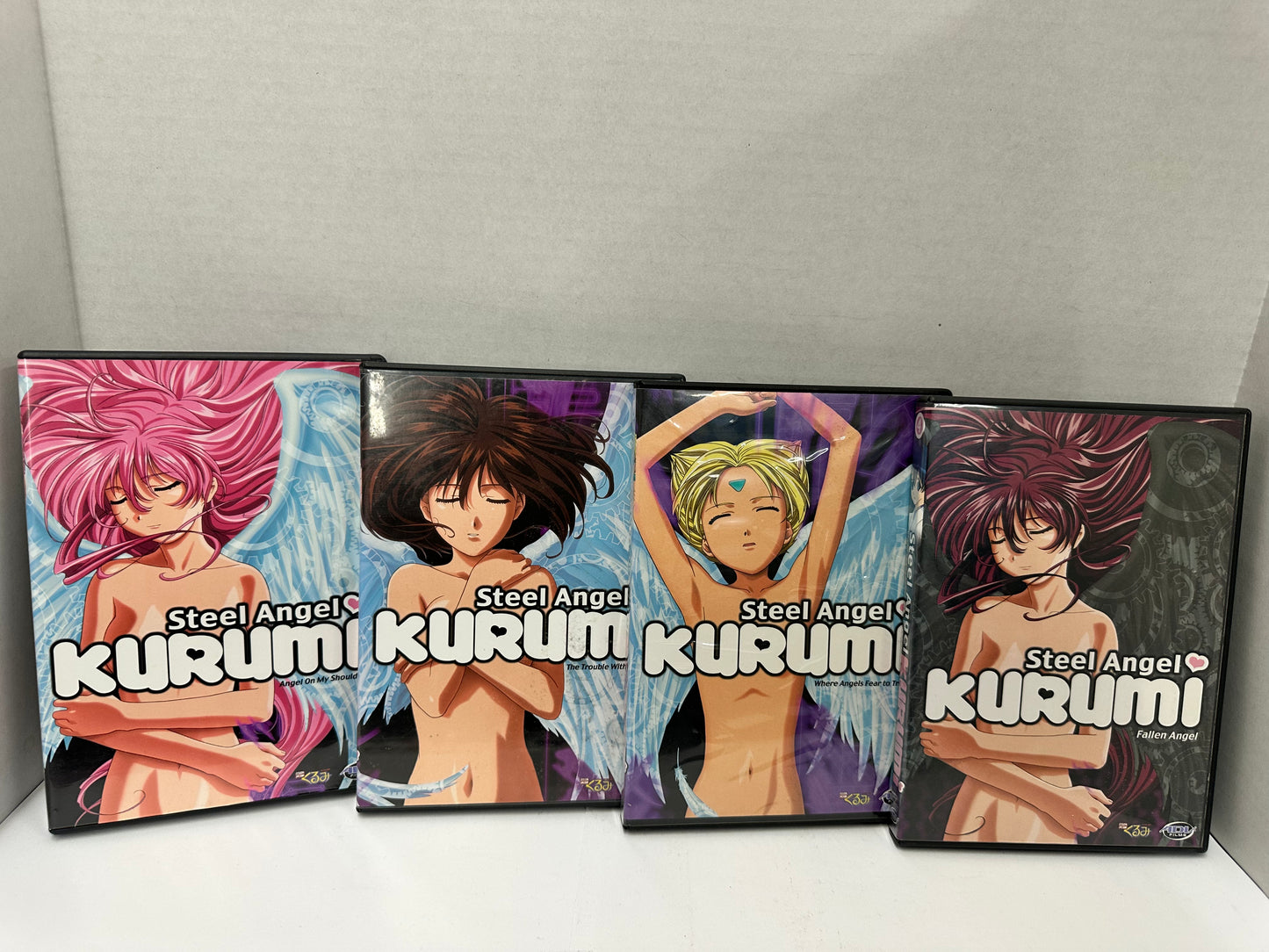 Steel Angel Kurumi: Complete Anime Series (1999, DVD) Vols 1-4 ADV Films