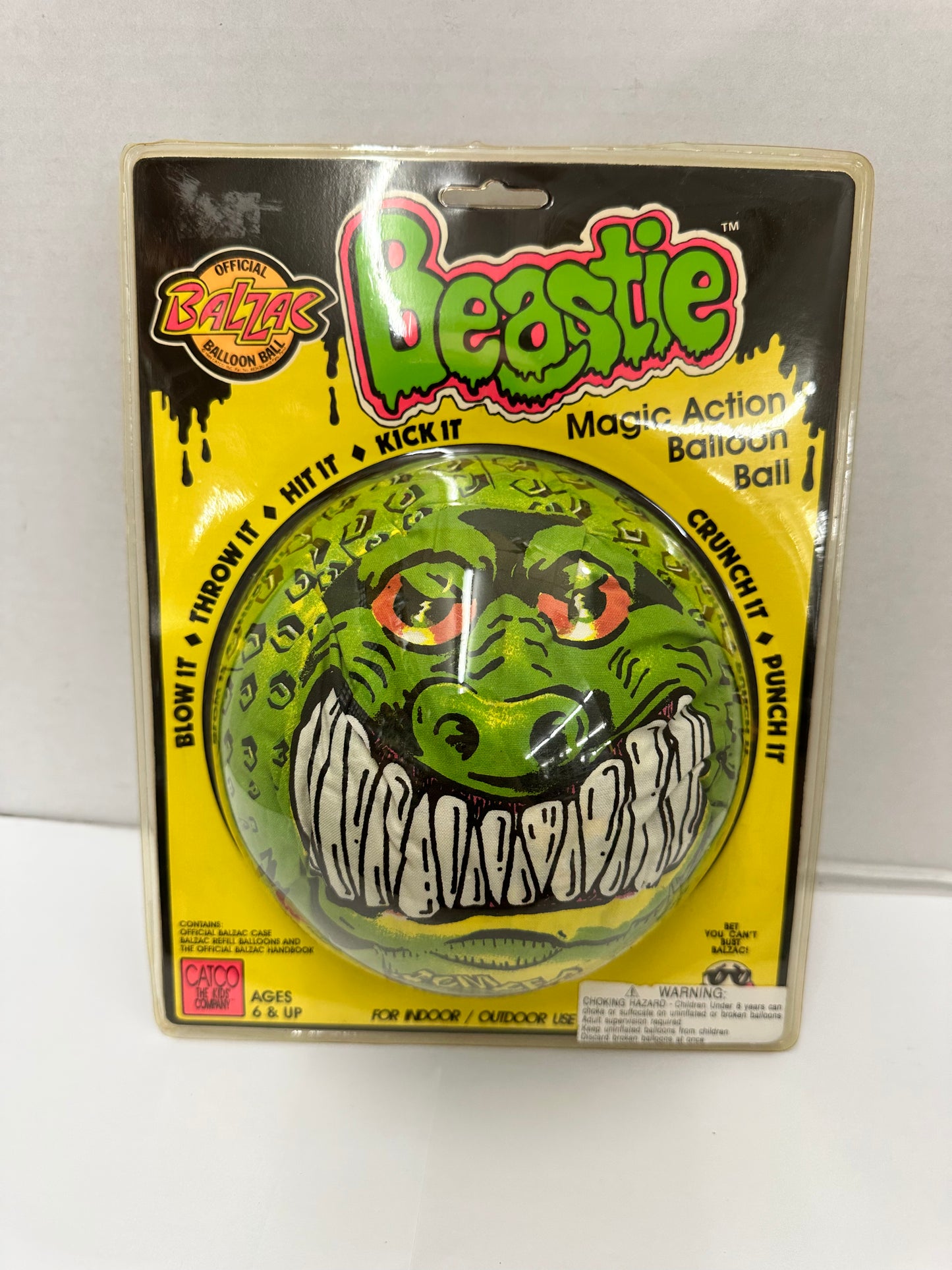 Vintage 1991  Balzac Beastie Ball Catco Head Balls