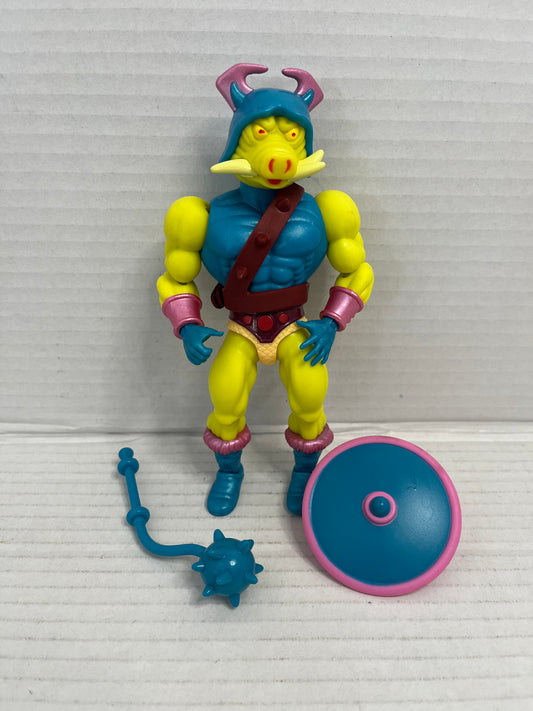 Pig Head Mattel Masters of the Universe Origins Sun-Man Loose Complete Figure