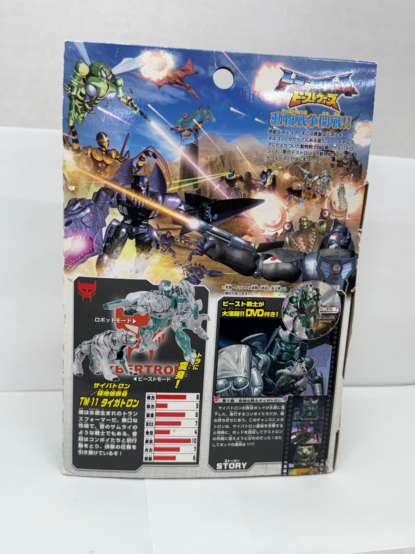 Transformers Beast Wars Telemocha TM-11 Tigatron Action Figure No DVD