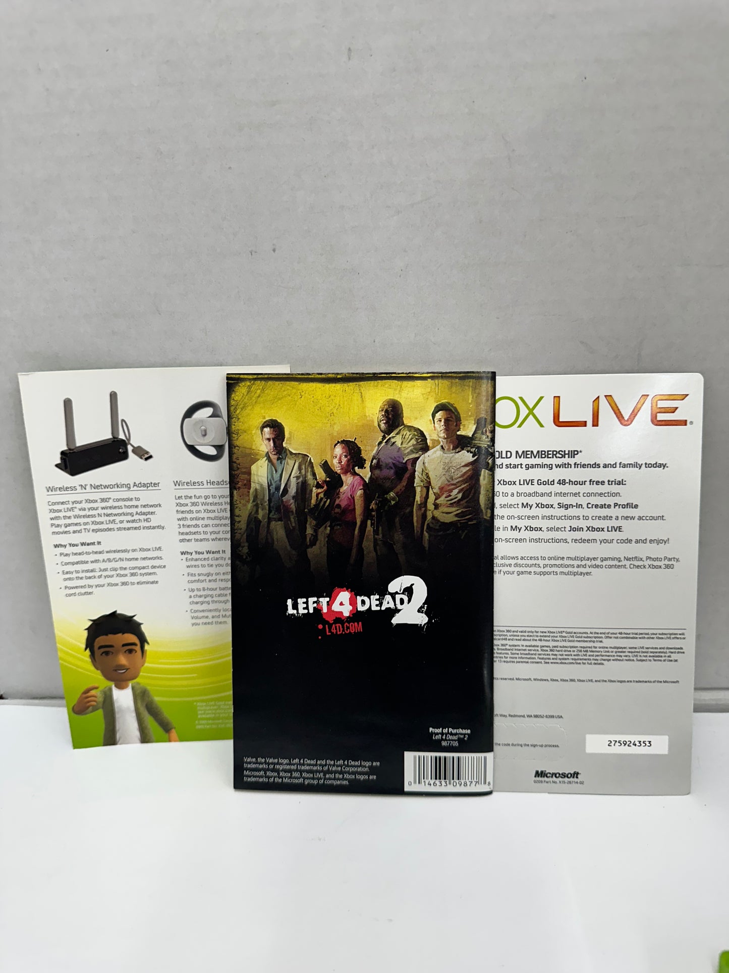 Microsoft Xbox 360 Left 4 Dead 2 Complete CIB W/ Manual and Case