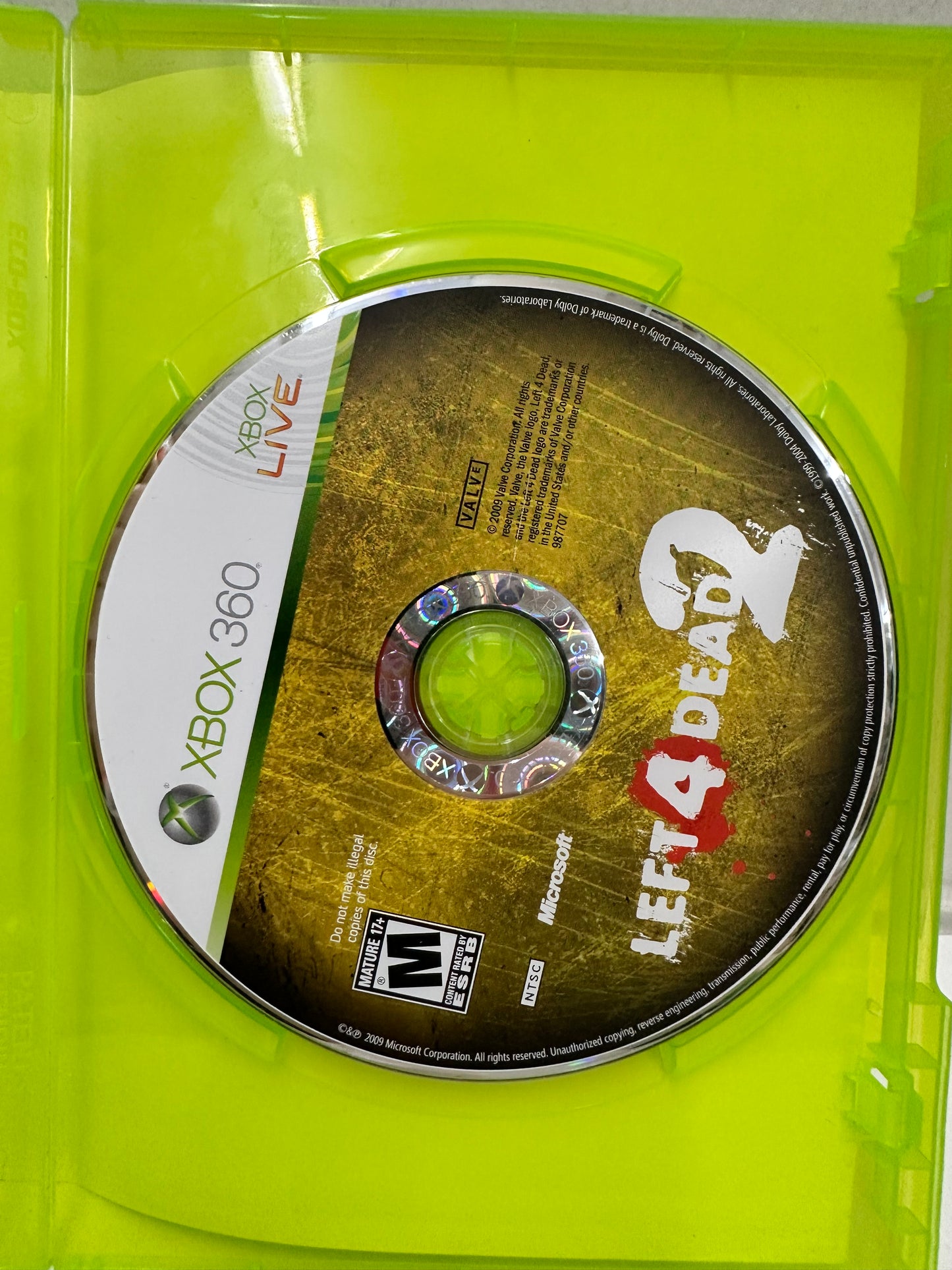 Microsoft Xbox 360 Left 4 Dead 2 Complete CIB W/ Manual and Case