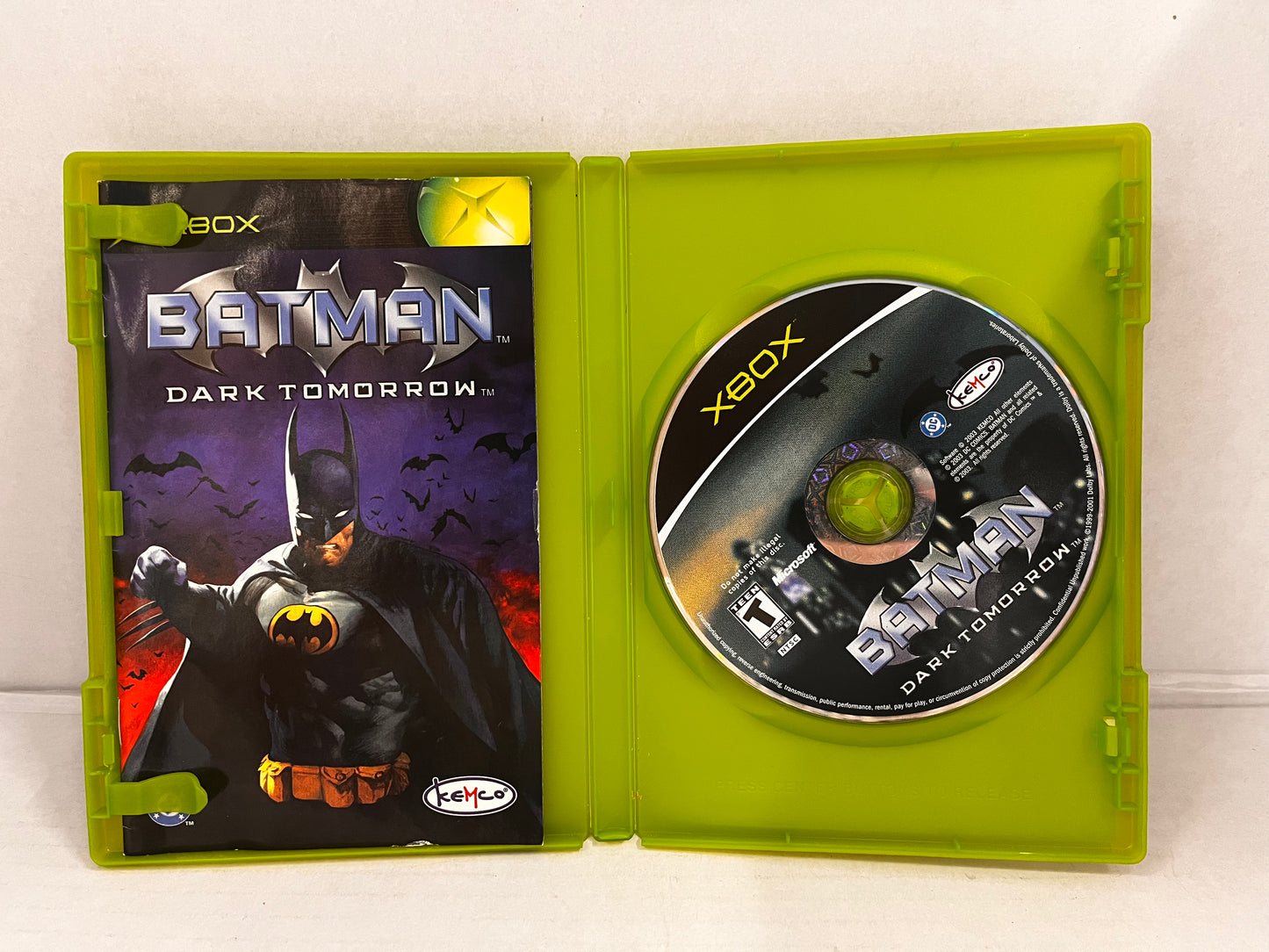 Batman: Dark Tomorrow - Xbox (CIB) Not Tested