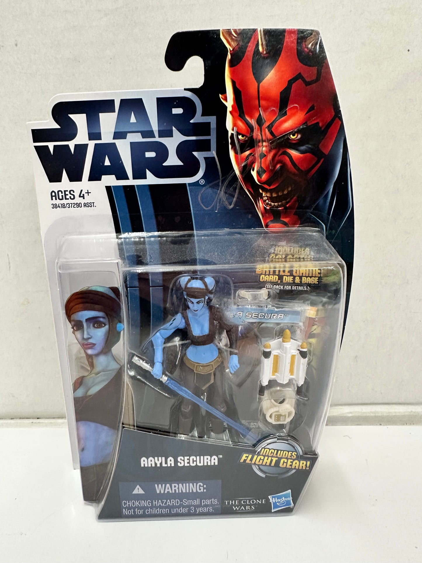 Star Wars Clone Wars Aayla Secura CW14 Action Figure NEW Autographed