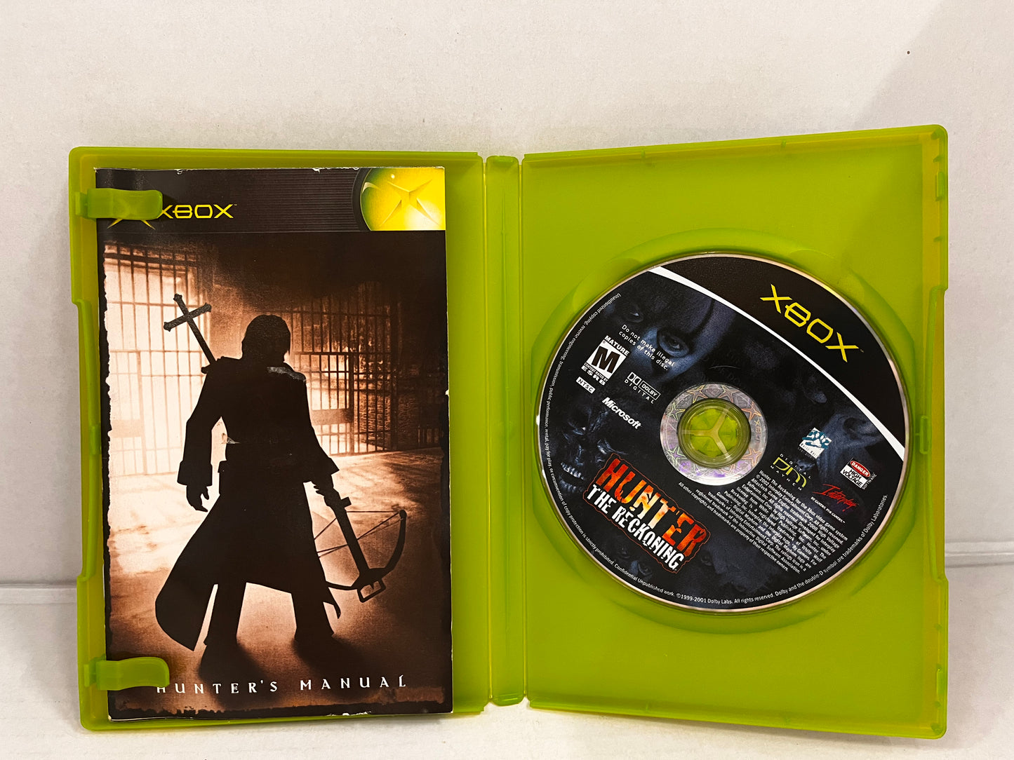 Hunter The Reckoning (Microsoft Original Xbox, 2002) Complete