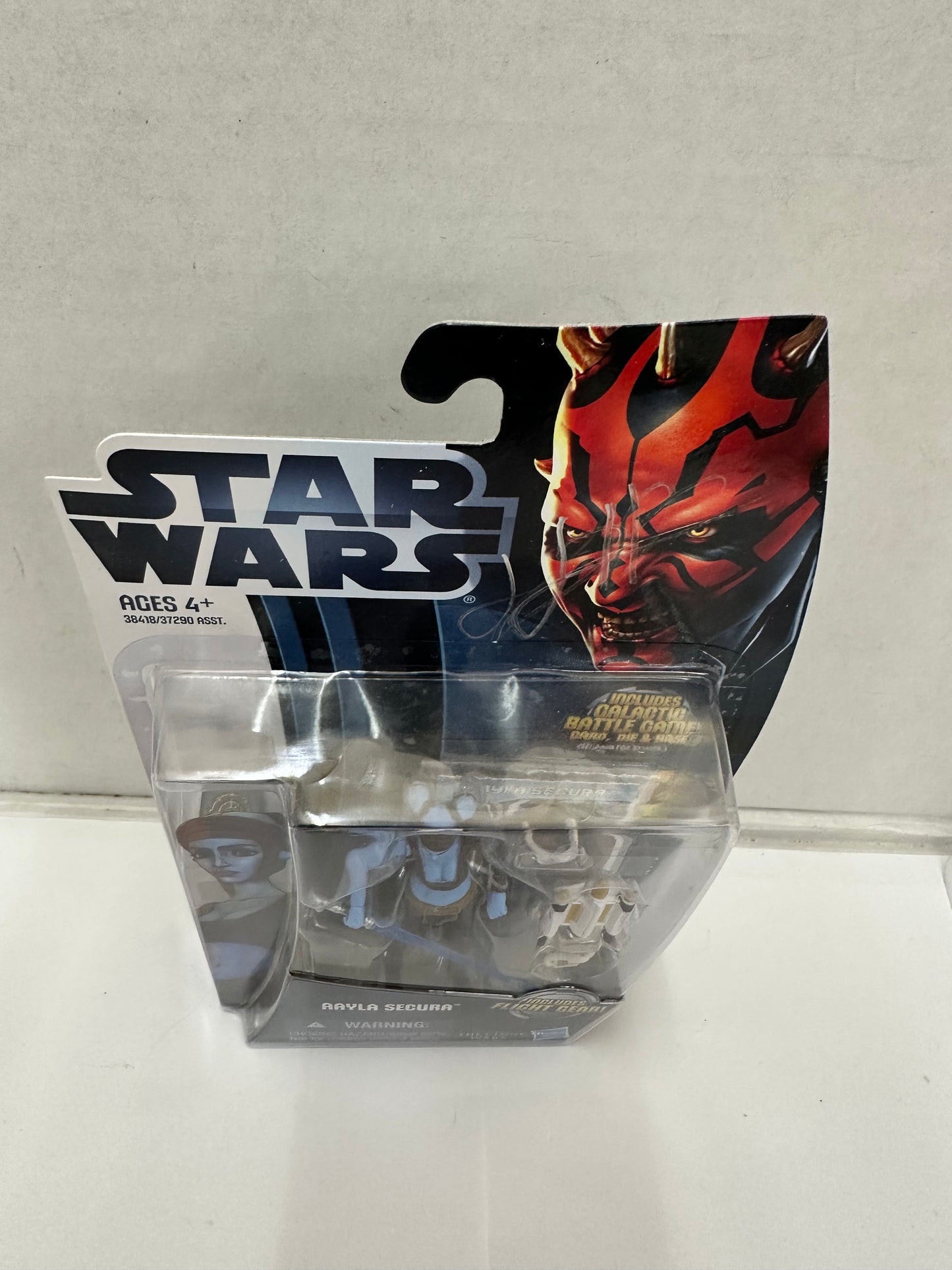 Star Wars Clone Wars Aayla Secura CW14 Action Figure NEW Autographed