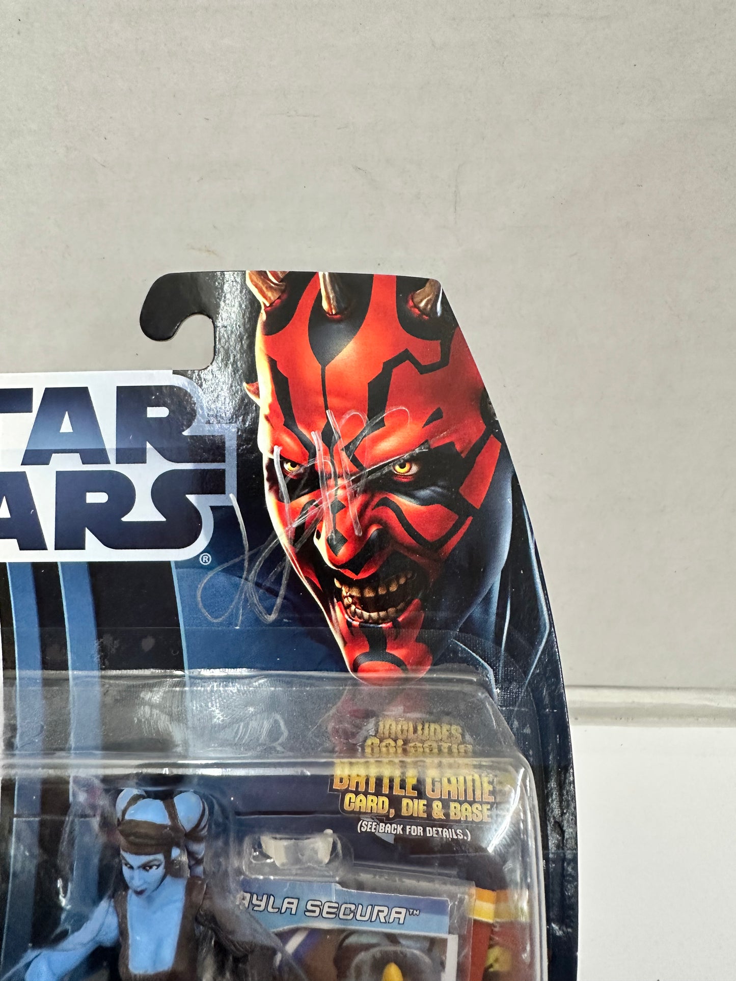 Star Wars Clone Wars Aayla Secura CW14 Action Figure NEW Autographed