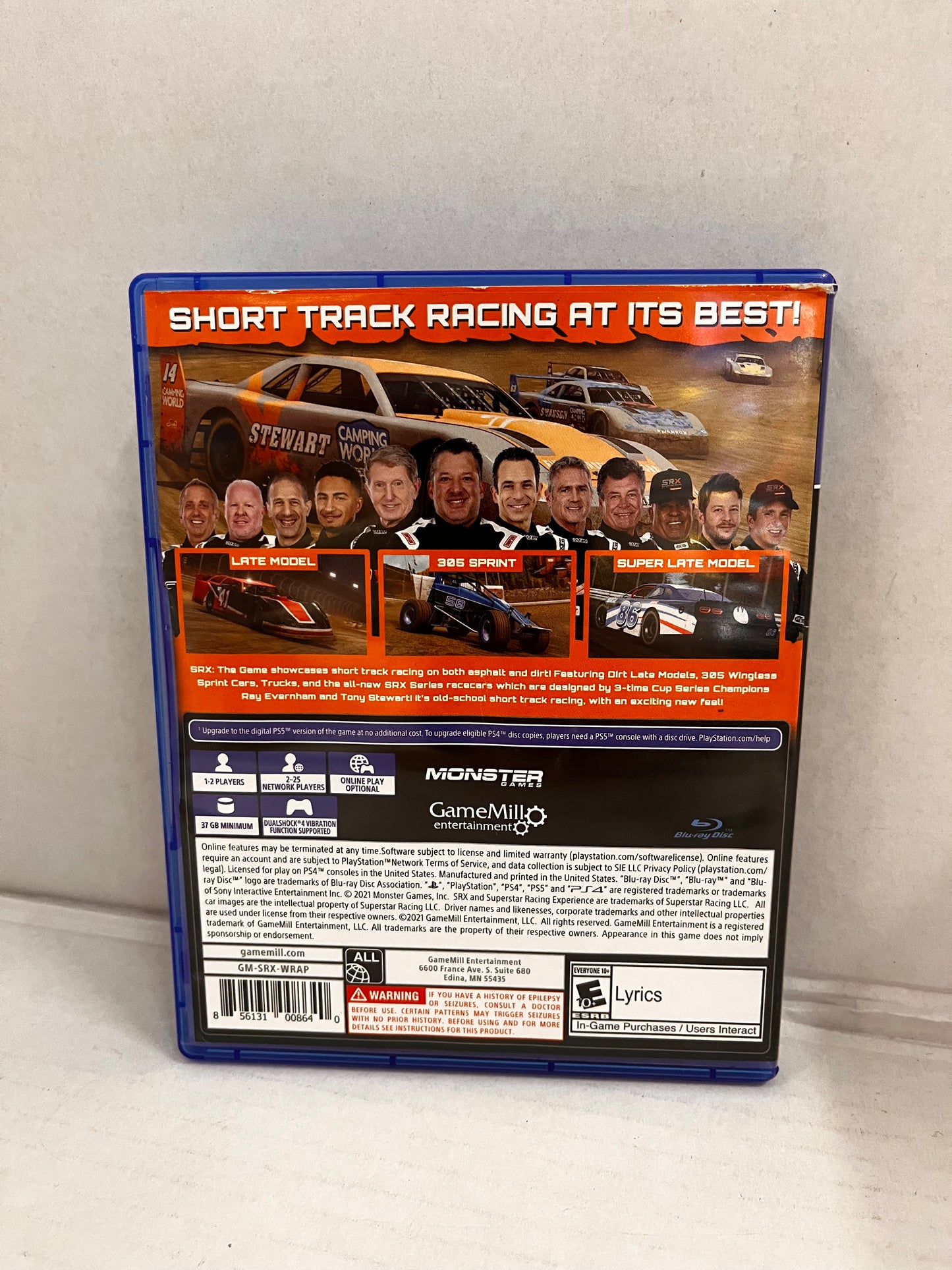 SRX Superstar Racing Experience Playstation 4 PS4 Untested