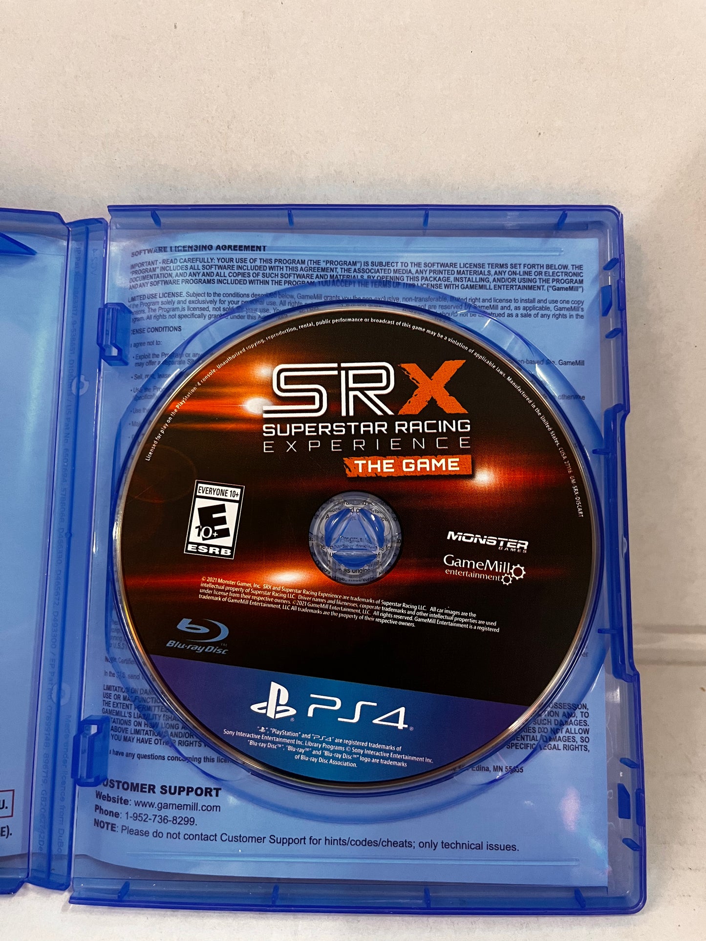 SRX Superstar Racing Experience Playstation 4 PS4 Untested