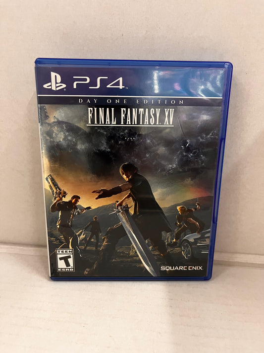 Final Fantasy XV 15 Day One Edition PlayStation 4 PS4 Complete Not Tested