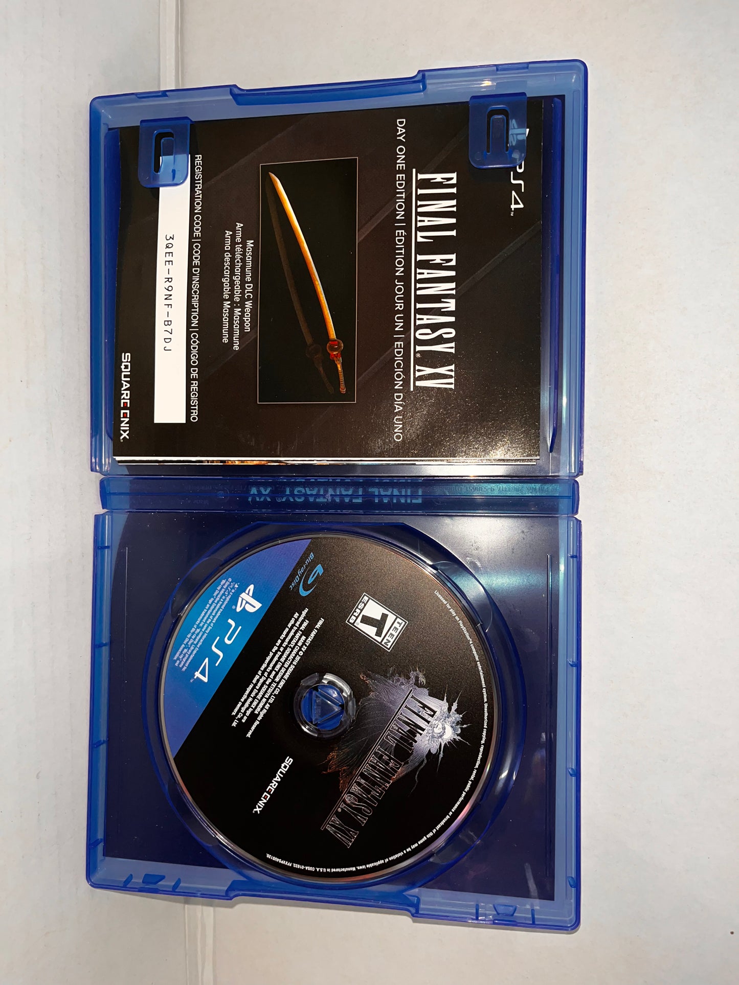 Final Fantasy XV 15 Day One Edition PlayStation 4 PS4 Complete Not Tested