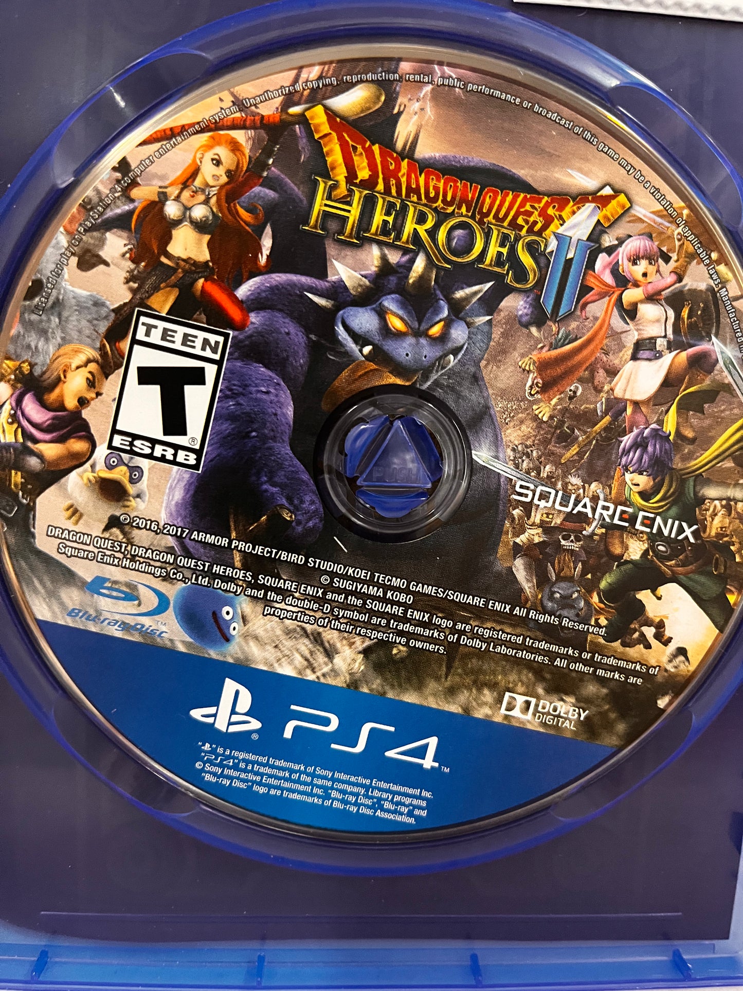 Dragon Quest Heroes Game PS4 CIB Untested