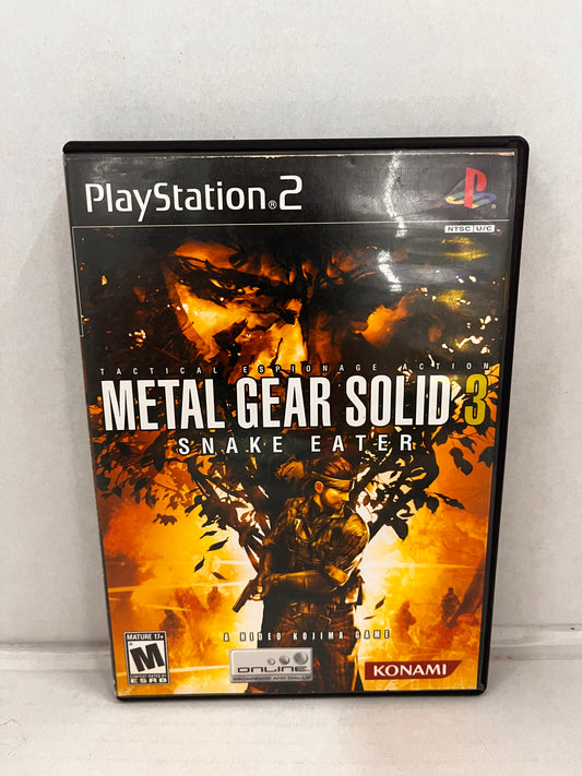 Metal Gear Solid 3: Snake Eater (Sony PlayStation 2, 2004) CIB Untested