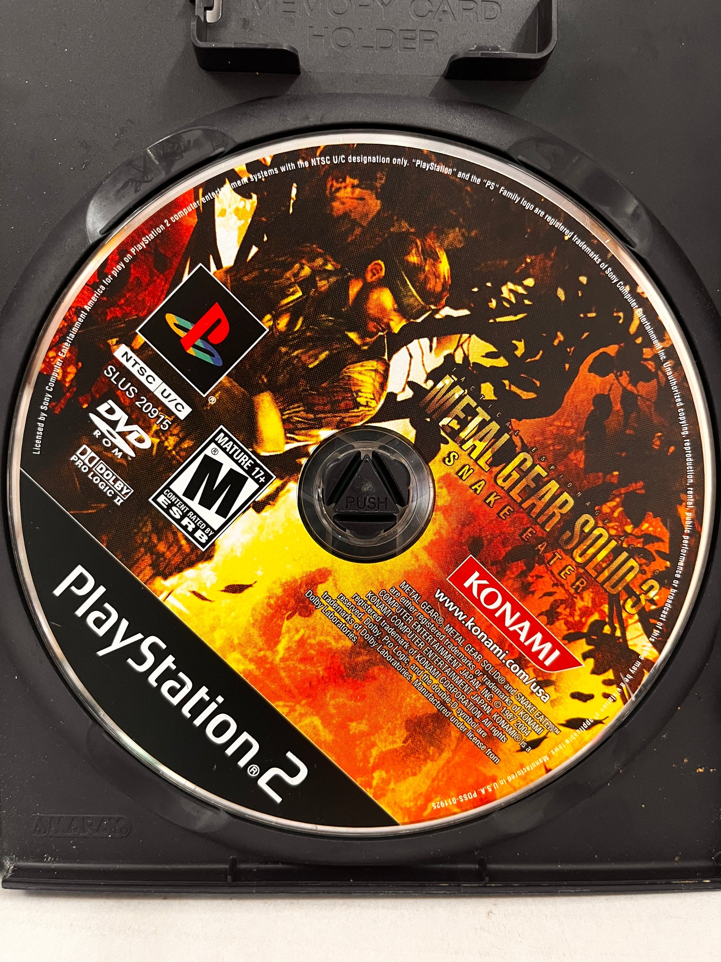 Metal Gear Solid 3: Snake Eater (Sony PlayStation 2, 2004) CIB Untested