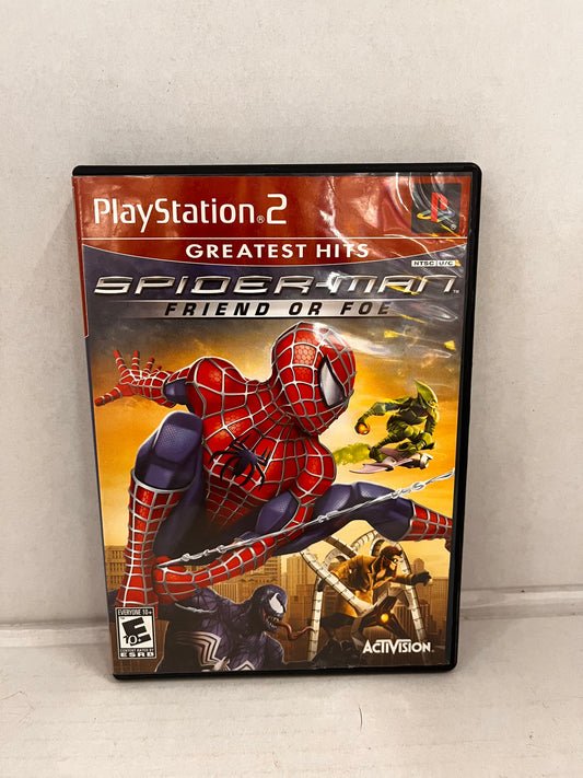Spider-Man: Friend or Foe (Sony PlayStation 2, 2007) CIB Untested