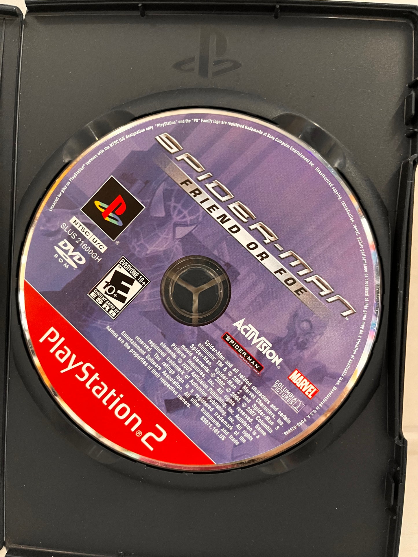 Spider-Man: Friend or Foe (Sony PlayStation 2, 2007) CIB Untested