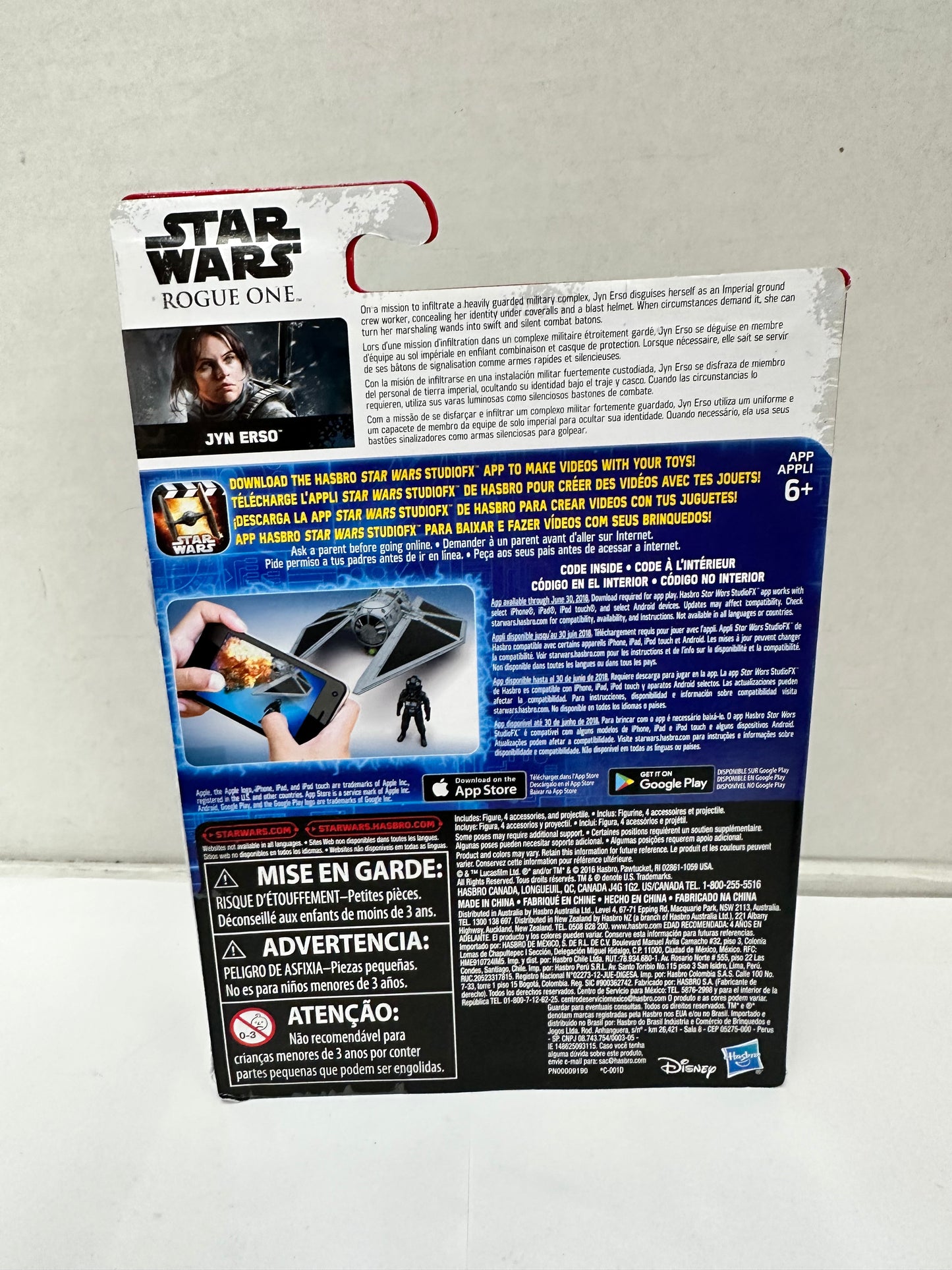 Jyn Erso Star Wars Rogue One 3.75" Action Figure  ~NEW