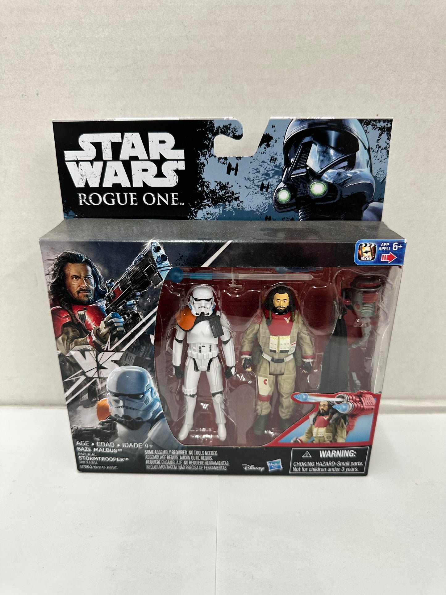 Star Wars Rogue One Baze Malbus & Stormtrooper 2 Pack NEW Disney Hasbro Sealed