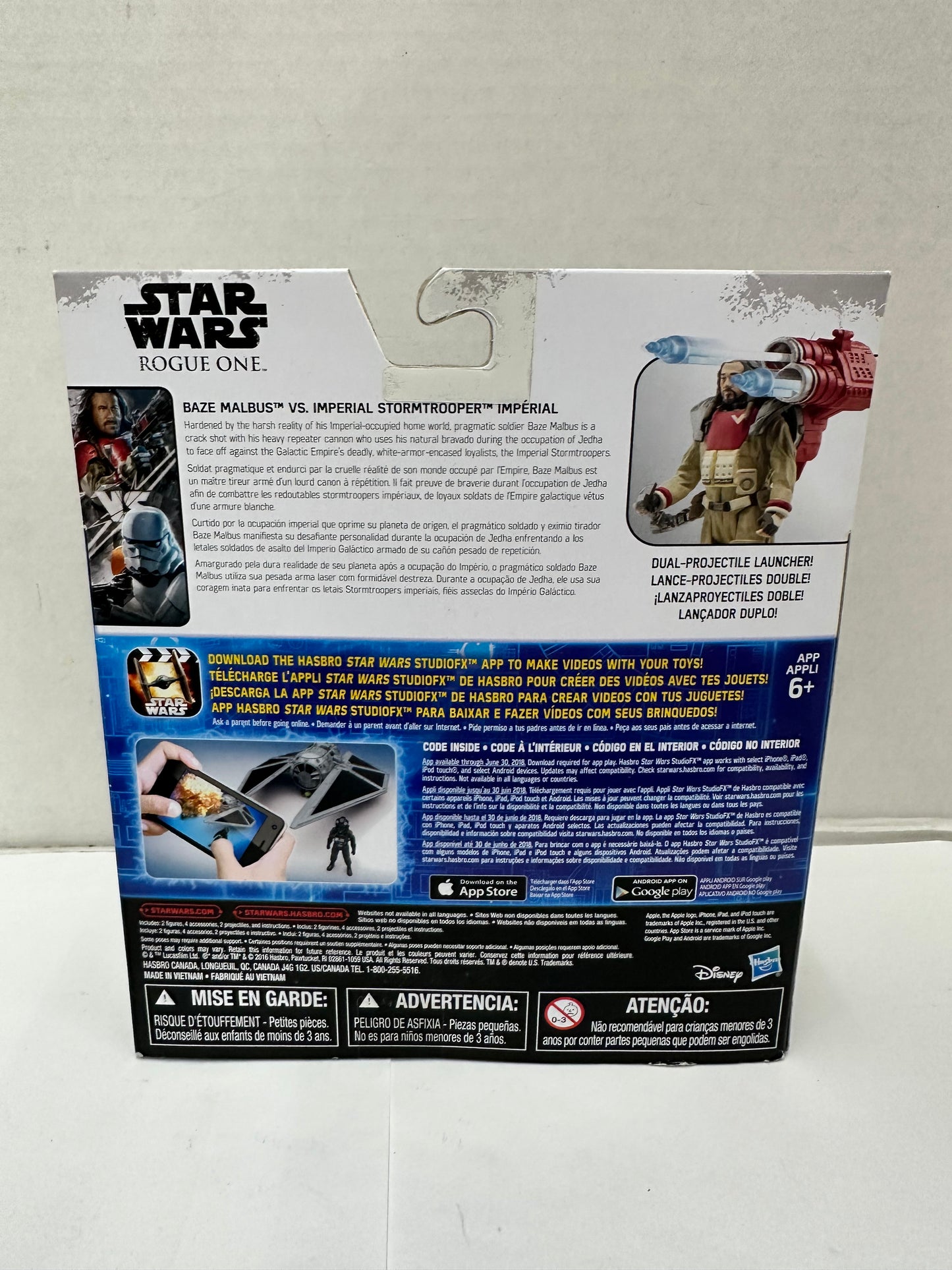 Star Wars Rogue One Baze Malbus & Stormtrooper 2 Pack NEW Disney Hasbro Sealed
