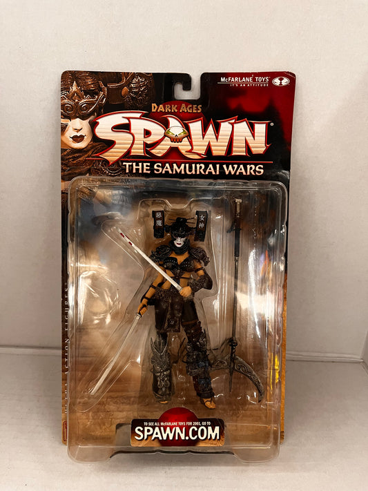 2001 McFarlane Toys Dark Ages Spawn Series Samurai Wars Lotus Angel Warrior