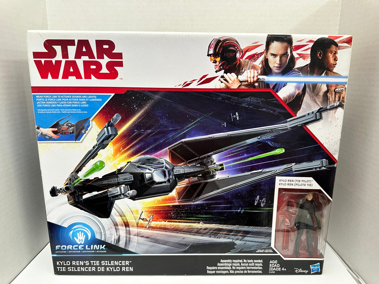 Hasbro Star Wars Force Link Kylo Ren’s TIE Silencer & Kylo Ren (TIE Pilot) NEW