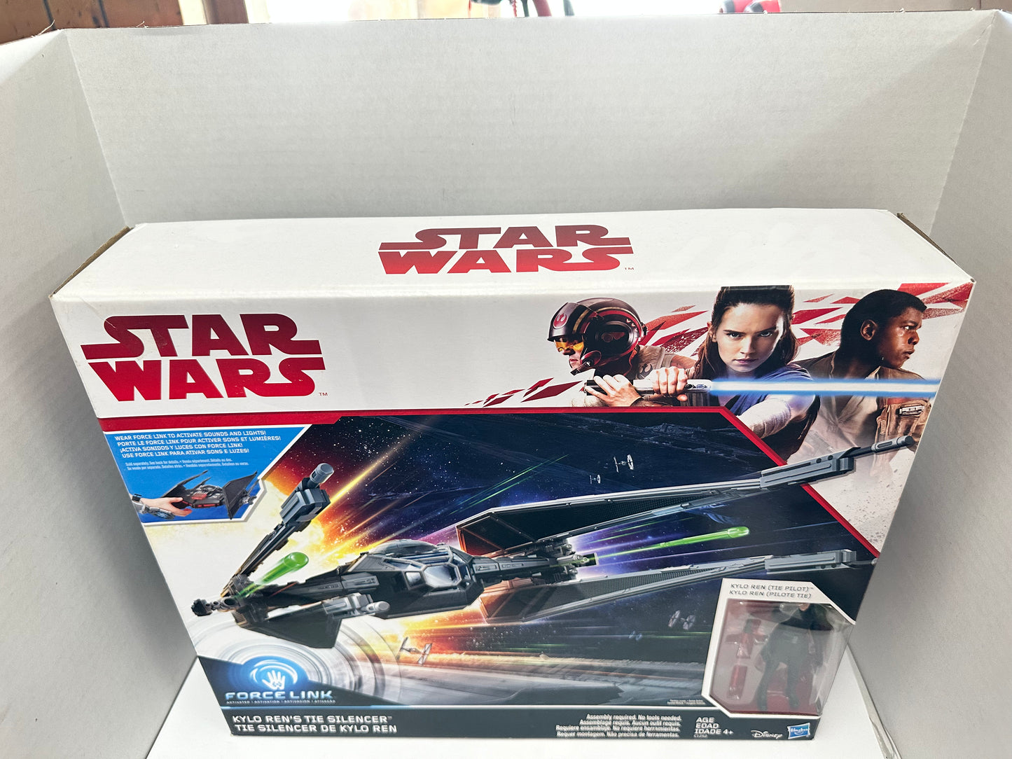 Hasbro Star Wars Force Link Kylo Ren’s TIE Silencer & Kylo Ren (TIE Pilot) NEW