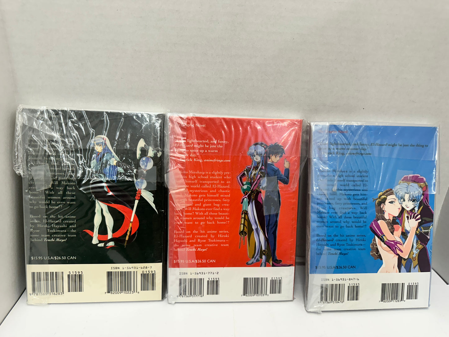 El Hazard Vol. 1, 2, and 3 English By Viz Graphic Novels