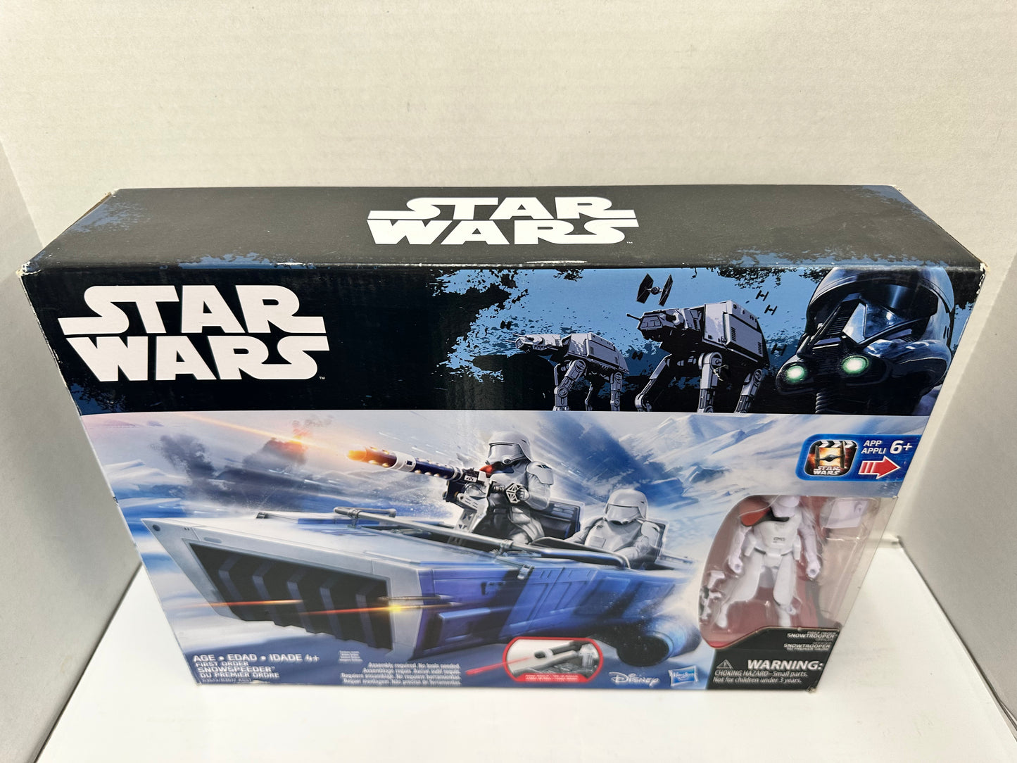 2015 Hasbro Star Wars First Order Snowtrooper Officer & Speeder 3.75" Figure Set