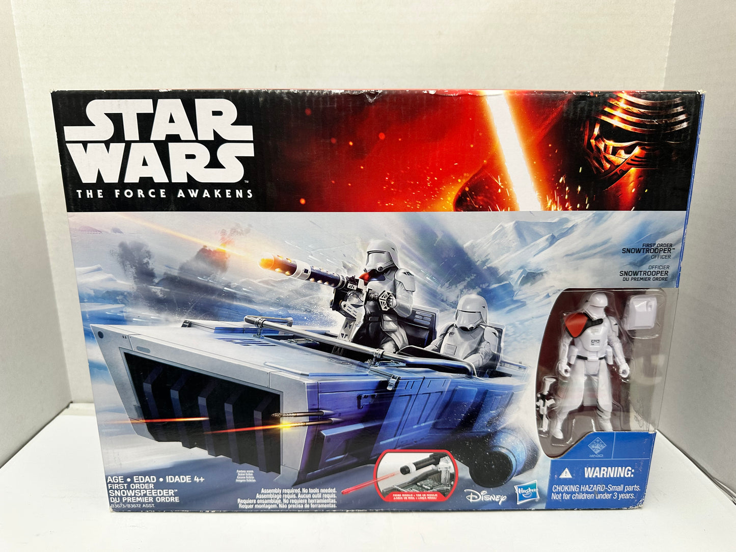 Star Wars The Force Awakens 3.75 Inch First Order Snowspeeder with Snowtrooper