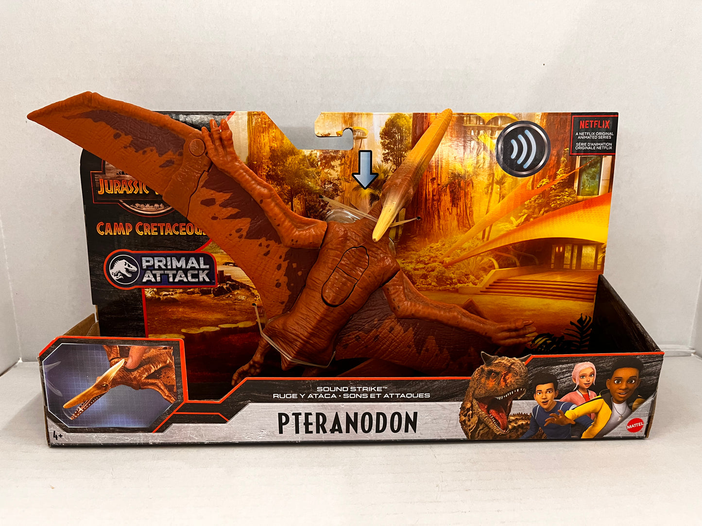 Jurassic World Sound Strike Camp Cretaceous Primal Attack PTERANODON, Wing Flap