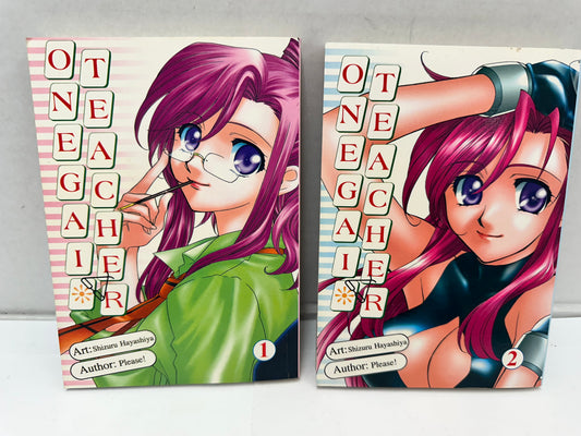 Onegai Teacher  Volumes 1 & 2 English Version Manga