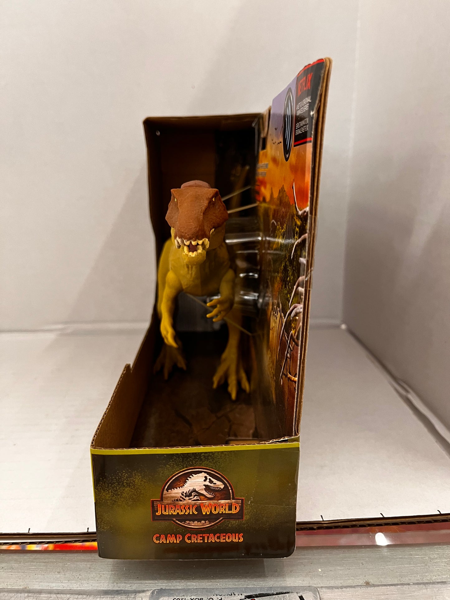 2021 Mattel Jurassic World Dino Escape Roar Attack Baryonyx 'Limbo' Dinosaur